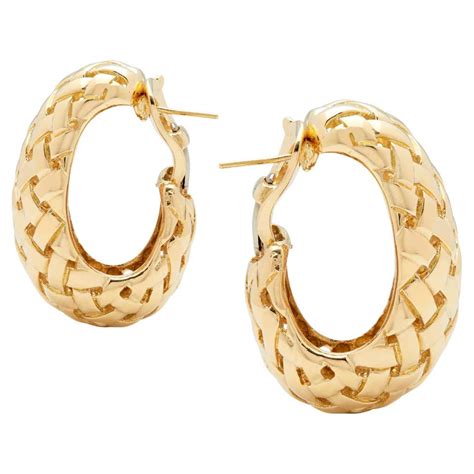 fendi gold hoops|Fendi hoop earrings sale.